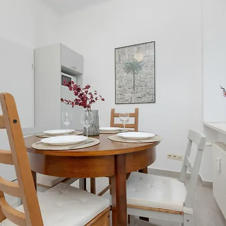 In The Center Of With Balcony And Separate Kitchen By Renters